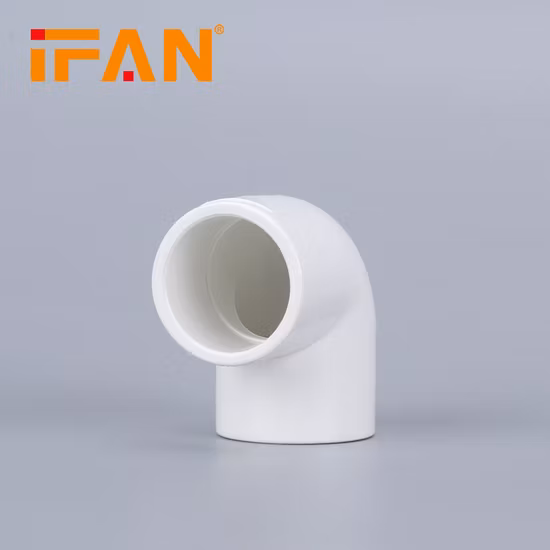 Ifanplus 도매 UPVC 소재 PVC Sch40 피팅 좋은 품질 UPVC 파이프 피팅